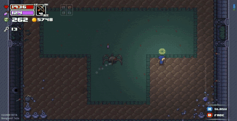 quaint but smooth gameplay from Rogue Heroes. It's pixelated like classic Zelda, but with rogue elements.