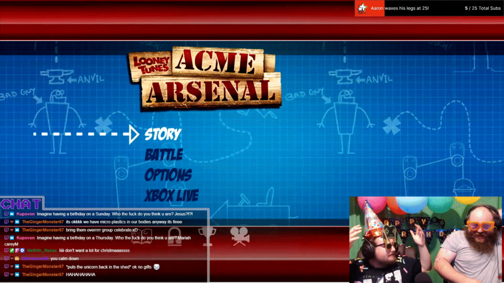 Azza's birthday was Live-streamed