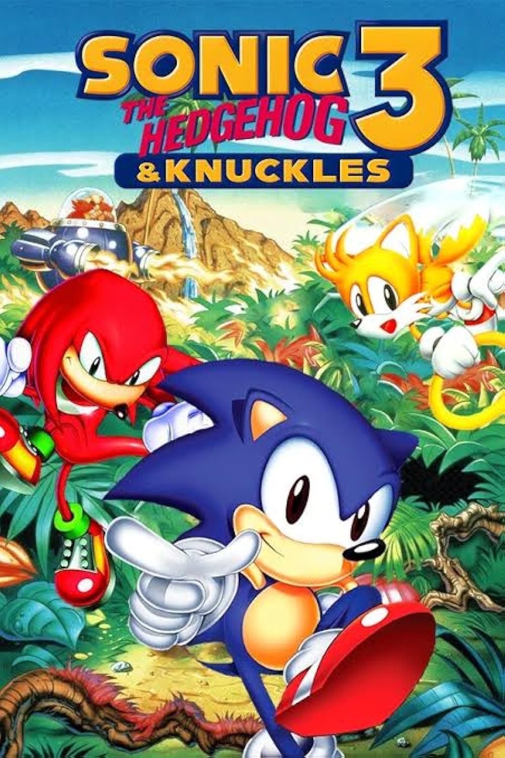 The game cover of 'Sonic the Hedgehog 3 & Knuckles'