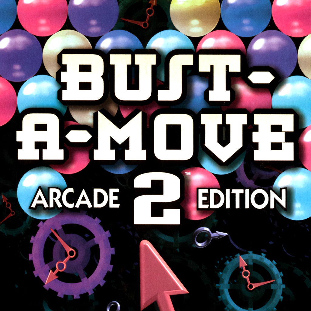 The arcade game cover of 'Bust-a-Move 2'