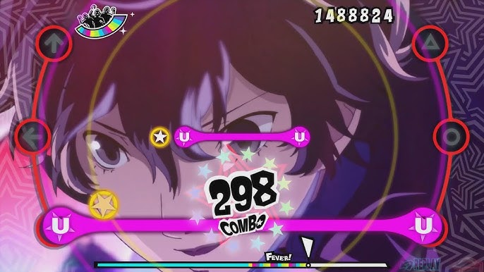 Screenshot of Persona 5 Dancing UI