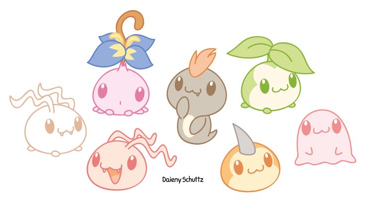 Art of in-training digimon