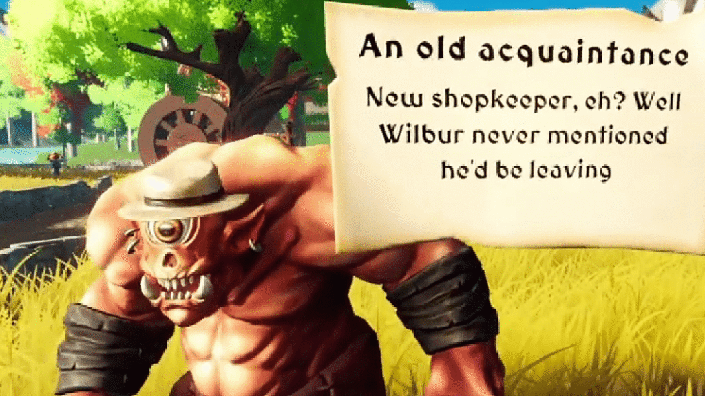 A dapper looking Orc minds his business. I hope he's not the subject of ridicule in this article.