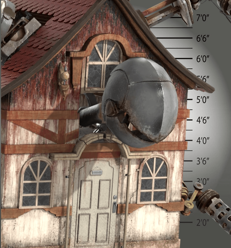 Suspect number nine, the hell house