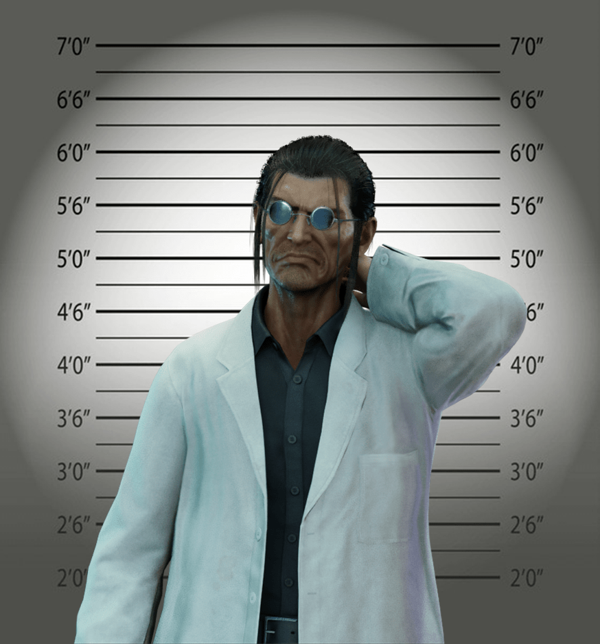 Suspect number six, Professor Hojo