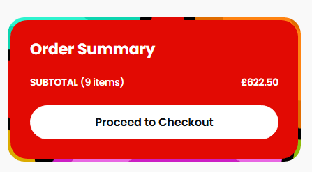 Cost of everything £622.50